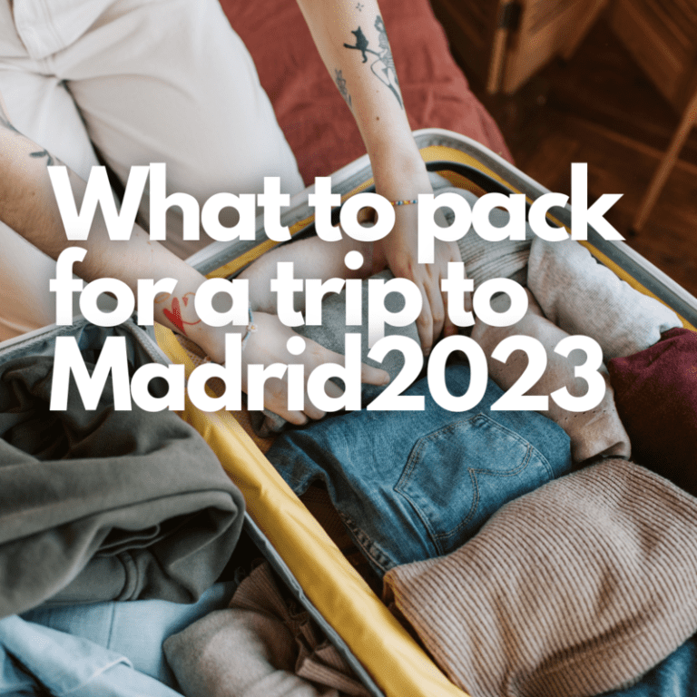 packing list for madrid