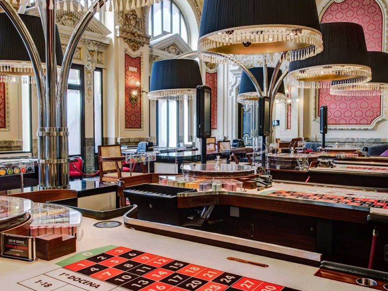 ballroom of the casino gran via in madrid