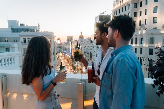 madrid roof top bar tapas tour