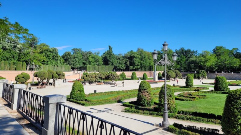 retiro park in madrid