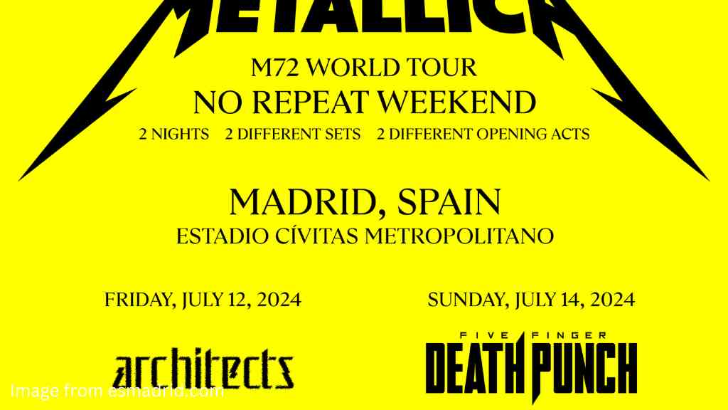 metallica exhibition madrid