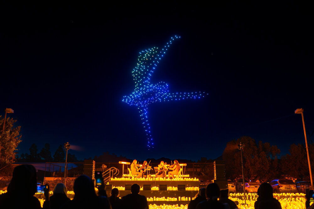 droneart show madrid 2026