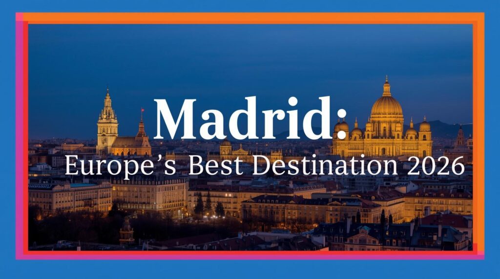 Madrid: Europe's Best Destination 2026